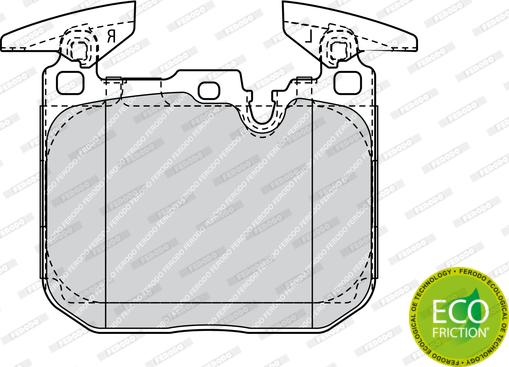 Ferodo FDB4611 - Bremžu uzliku kompl., Disku bremzes www.autospares.lv