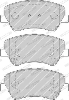 Ferodo FDB4613-D - Тормозные колодки, дисковые, комплект www.autospares.lv