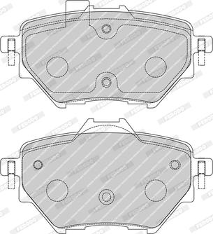 Ferodo FDB4680-D - Bremžu uzliku kompl., Disku bremzes www.autospares.lv