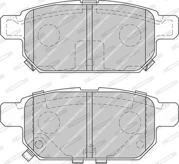 Ferodo FDB4672-D - Bremžu uzliku kompl., Disku bremzes www.autospares.lv