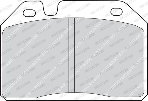 Ferodo FDB46 - Brake Pad Set, disc brake www.autospares.lv