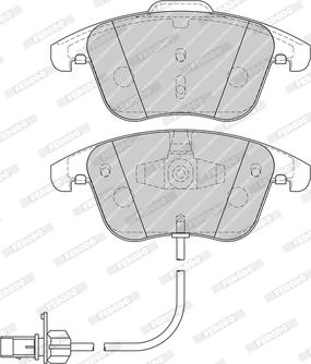 Ferodo FDB4045-D - Тормозные колодки, дисковые, комплект www.autospares.lv