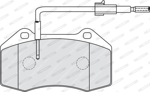 Ferodo FDB4040 - Bremžu uzliku kompl., Disku bremzes www.autospares.lv