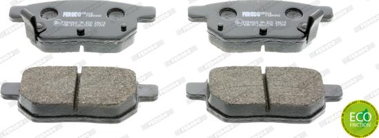 Ferodo FDB4042 - Brake Pad Set, disc brake www.autospares.lv