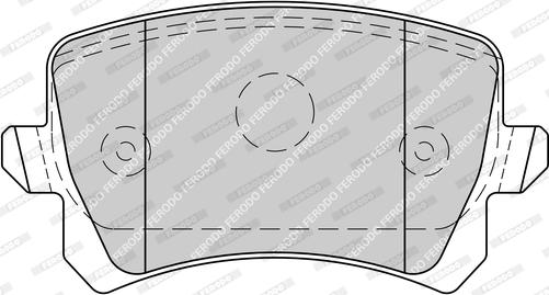 Ferodo FDB4058-D - Тормозные колодки, дисковые, комплект www.autospares.lv