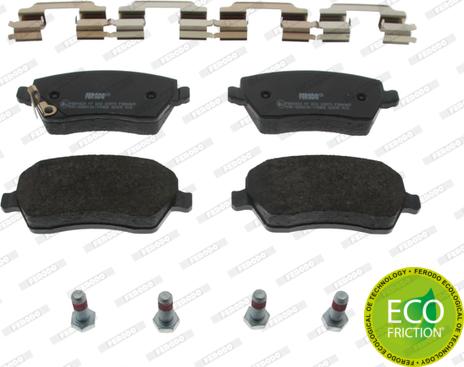 Ferodo FDB4069 - Brake Pad Set, disc brake www.autospares.lv