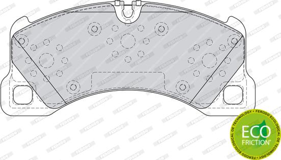 Ferodo FDB4064 - Bremžu uzliku kompl., Disku bremzes www.autospares.lv