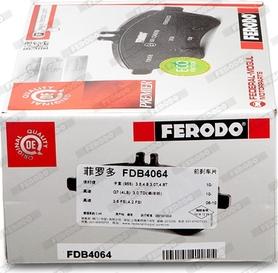 Ferodo FDB4064 - Bremžu uzliku kompl., Disku bremzes www.autospares.lv