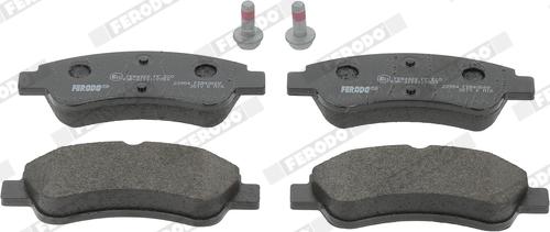 Ferodo FDB4066W - Brake Pad Set, disc brake www.autospares.lv