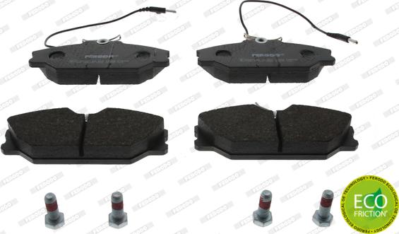 Ferodo FDB406 - Brake Pad Set, disc brake www.autospares.lv