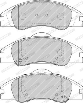 Ferodo FDB4014-D - Brake Pad Set, disc brake www.autospares.lv