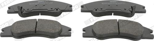 Ferodo FDB4014 - Brake Pad Set, disc brake www.autospares.lv