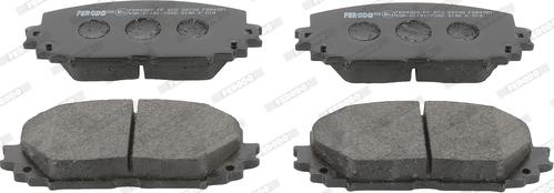 Ferodo FDB4081 - Brake Pad Set, disc brake www.autospares.lv