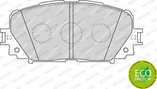 Ferodo FDB4081 - Brake Pad Set, disc brake www.autospares.lv