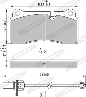 Lucas Electrical GDB1731 - Bremžu uzliku kompl., Disku bremzes www.autospares.lv