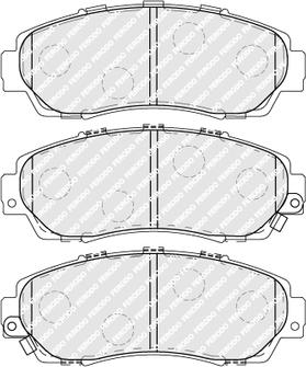 Ferodo FDB4161 - Brake Pad Set, disc brake www.autospares.lv