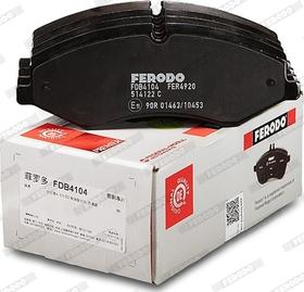 Ferodo FDB4104 - Bremžu uzliku kompl., Disku bremzes www.autospares.lv