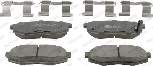 Ferodo FDB4187 - Brake Pad Set, disc brake www.autospares.lv