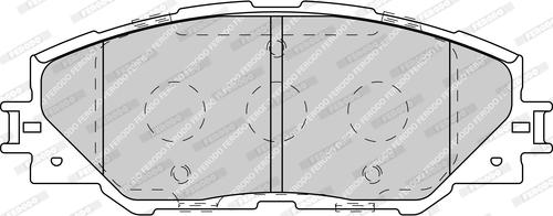 Ferodo FDB4136-D - Bremžu uzliku kompl., Disku bremzes www.autospares.lv