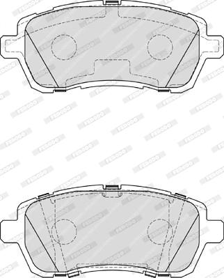 Ferodo FDB4179W - Тормозные колодки, дисковые, комплект www.autospares.lv