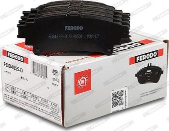 Ferodo FDB4855-D - Bremžu uzliku kompl., Disku bremzes autospares.lv