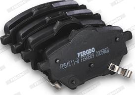 Ferodo FDB4811-D - Bremžu uzliku kompl., Disku bremzes www.autospares.lv