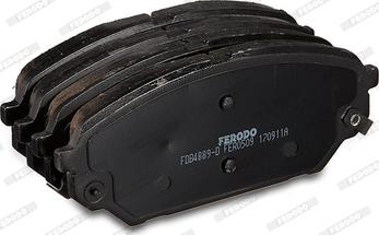 Ferodo FDB4889-D - Bremžu uzliku kompl., Disku bremzes www.autospares.lv