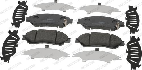 Ferodo FDB4884 - Brake Pad Set, disc brake www.autospares.lv