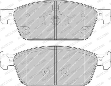 Ferodo FDB4820-D - Bremžu uzliku kompl., Disku bremzes www.autospares.lv