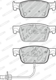 Ferodo FDB4871 - Bremžu uzliku kompl., Disku bremzes www.autospares.lv