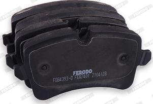 Ferodo FDB4393-D - Bremžu uzliku kompl., Disku bremzes www.autospares.lv