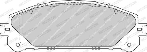 Ferodo FDB4354-D - Bremžu uzliku kompl., Disku bremzes www.autospares.lv