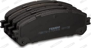 Ferodo FDB4354-D - Bremžu uzliku kompl., Disku bremzes www.autospares.lv