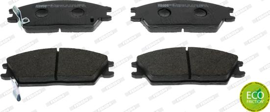 Ferodo FDB435 - Тормозные колодки, дисковые, комплект www.autospares.lv