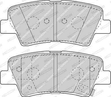 Ferodo FDB4387-D - Brake Pad Set, disc brake www.autospares.lv