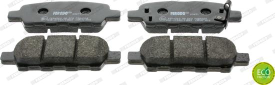 Ferodo FDB4324 - Brake Pad Set, disc brake www.autospares.lv