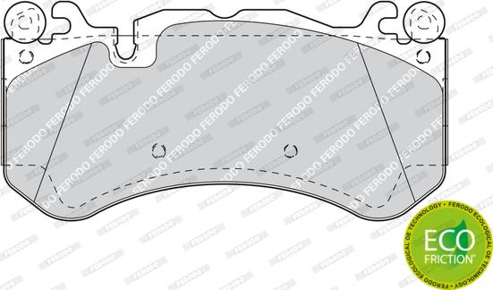 Ferodo FDB4373 - Bremžu uzliku kompl., Disku bremzes www.autospares.lv