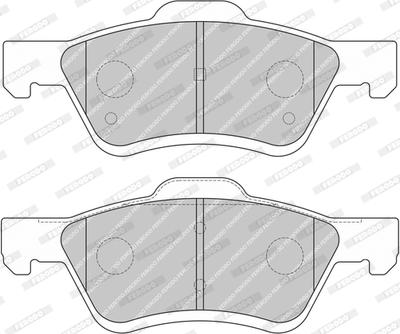 Ferodo FDB4240-D - Bremžu uzliku kompl., Disku bremzes autospares.lv