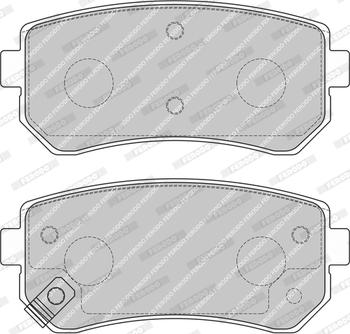 Ferodo FDB4241-D - Тормозные колодки, дисковые, комплект www.autospares.lv