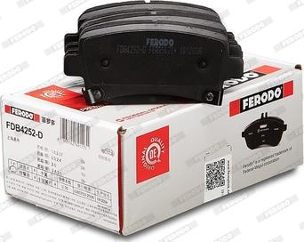 Ferodo FDB4252-D - Bremžu uzliku kompl., Disku bremzes www.autospares.lv