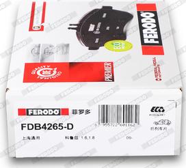 Ferodo FDB4265-D - Bremžu uzliku kompl., Disku bremzes autospares.lv