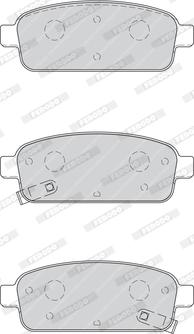 Ferodo FDB4263 - Brake Pad Set, disc brake www.autospares.lv