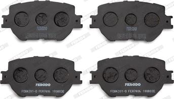 Ferodo FDB4201-D - Bremžu uzliku kompl., Disku bremzes www.autospares.lv