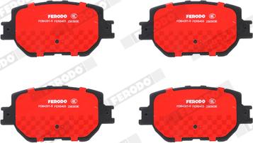 Ferodo FDB4201-S - Bremžu uzliku kompl., Disku bremzes www.autospares.lv