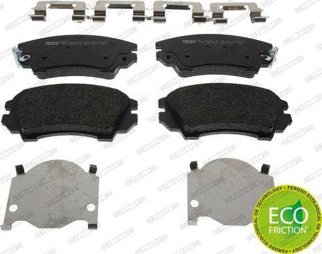 Ferodo FDB4208 - Brake Pad Set, disc brake www.autospares.lv