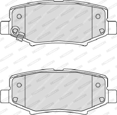 Ferodo FDB4239 - Тормозные колодки, дисковые, комплект www.autospares.lv