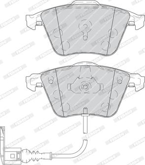 Ferodo FDB4223 - Тормозные колодки, дисковые, комплект www.autospares.lv