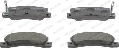 Ferodo FDB4274 - Brake Pad Set, disc brake www.autospares.lv