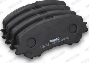 Ferodo FDB4755-D - Bremžu uzliku kompl., Disku bremzes www.autospares.lv