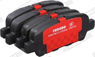 Ferodo FDB4756A-S - Bremžu uzliku kompl., Disku bremzes www.autospares.lv